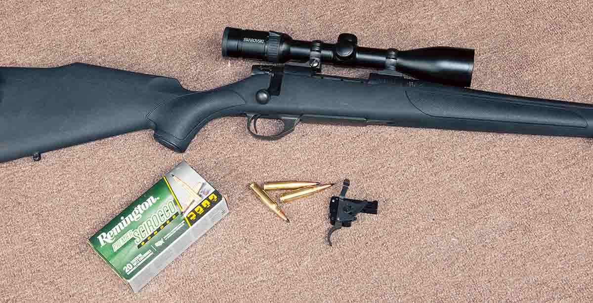 This new trigger was purchased to be used in a somewhat older Weatherby Vanguard .308 with a 24-inch barrel.